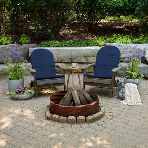 Arden Outdoor Adirondack Chair Cushion, Foam, 20x46, Sapphire Blue by Arden Selections - Used condition - Image 4