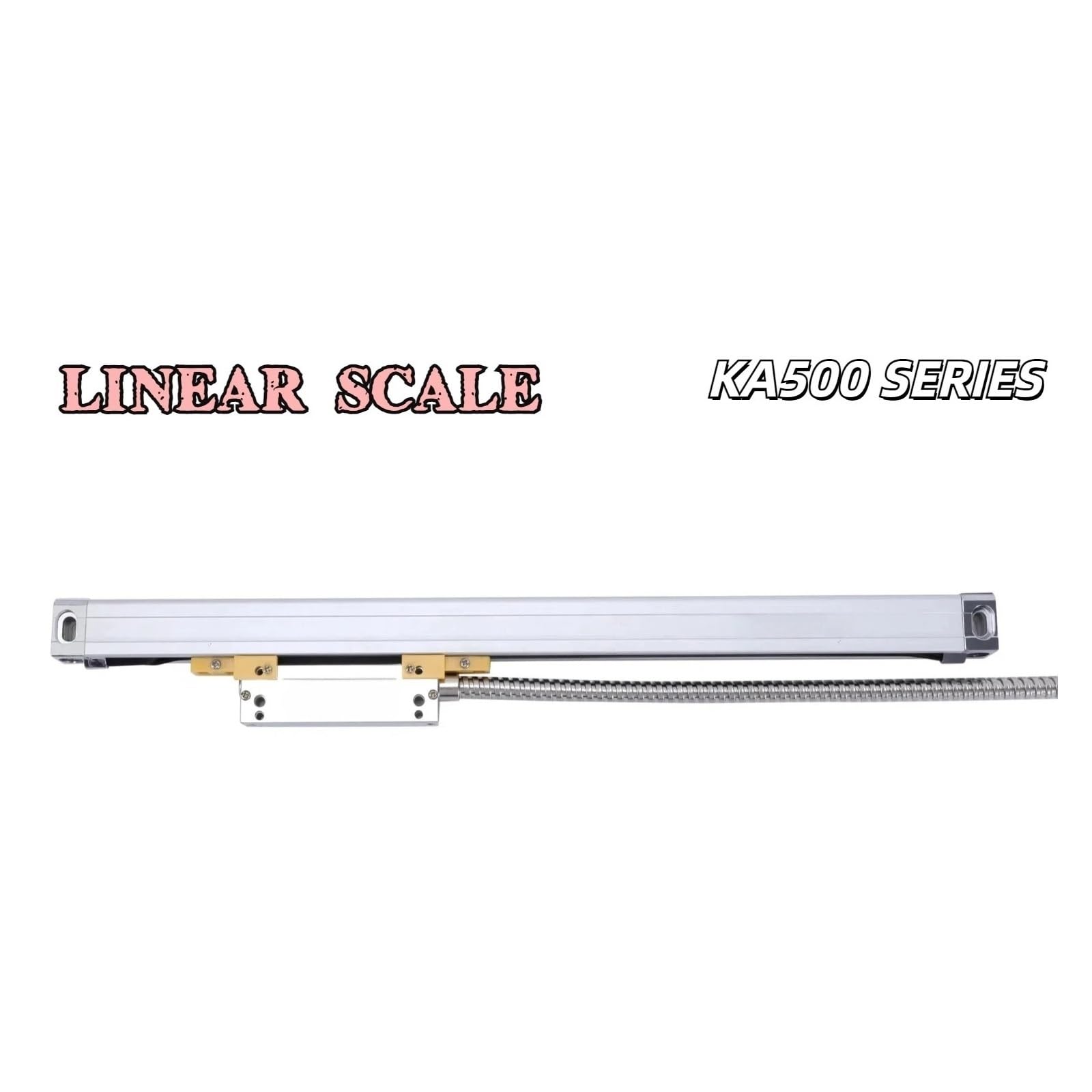 Liniał Liniowy Do Tokarki Ka500 1Um Liniał Liniowy Do Tokarki 470 Mm-770 Mm 5 Vdc Czujnik Skali Kratowej(1Um-570Mm)