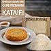 Kataifi for Dubai Chocolate, Natural Kataifi Shredded Fillo Dough, Dried & Chopped Knafeh, 1.1 Lb (500 g) Katafi, Shredded Phyllo Kadayif