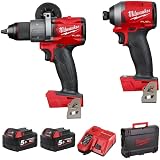 Milwaukee M18FPP2A2-502X Trapano Fuel Gen3, confezione doppia