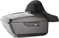 Vista 59 de Moto Onfire Harley Tour Pack King Tour Pack Accesorios Respaldo Pad Fit para Harley Touring 1997+ (Manchado Rojo (Brillante))