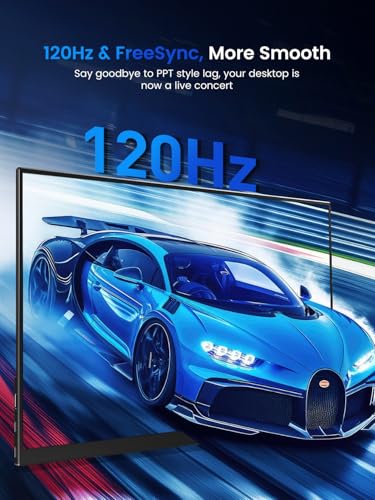 Monitor Portatile 2.5K 120Hz 16 Pollici Mobile Display Corpo in lega di alluminiocon con VESA & Custodia Protettiva, 2560 * 1600 16:10 1200:1 500Nits Schermo da Gioco per PC Laptop Telefon - Monitor - Immagine 2