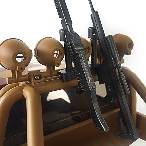 1/10 RC HG Middle East Pickup P417 Model 4 * 4 Rally Car Racing Crawler 2.4G Radio Hobby Grade Model for Ages 14+(Camouflage Yellow)