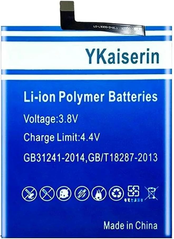 High-Durability Mobile Phone Battery Compatible with General Mobile GM5 PLUS High Capacity 5350mAh GM 5 PLUS,with Full Tool Kits