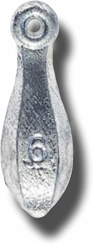 6oz Bank Sinkers 2 Pack, Handcrafted Down Riggers LLC (2)