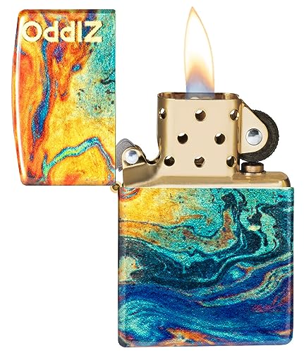 Encendedor Zippo diseño colorido 540 latón miniatura 4