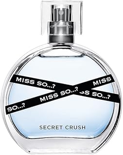 So…? Secret Crush Eau de Parfum for Women - Vegan Perfume for Women with Notes of Jasmine, Cherry Blossom, Peony, Musk - Travel Size - 1.7 oz