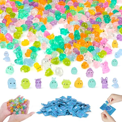 ShtNeeg 70 pcs Mini Resin Animals Blind Bags, 50+ Animal Combination Sets for Adults, Miniature Animal for Fairy Garden, Dollhouse, DIY Craft Decor