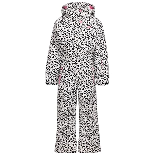 Image of Trespass Girls Ski Suit Heysen - Detachable Hood Waterproof All in One