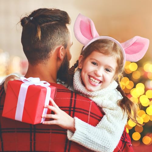NUOGUAYI Tier Haarreifen, Cartoon Party Schwein Haarreif, Haarreif Damen Tier, Haarreifen Kinder, Haarschmuck, für Kinder Erwachsene, Halloween Karneval Cosplay Mottoparty