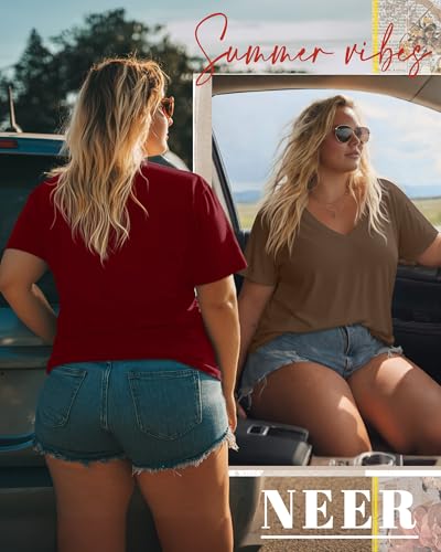 Image of Neer 3 Pack Plus Size Women's T-Shirts