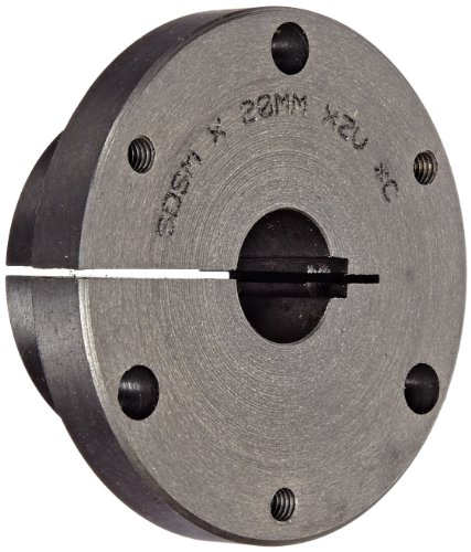 TB Woods Type SDS SDSM20MM Sure-Grip Bushing, Metric, 20 mm Bore, 55.6 mm OD, 33.3 mm Length, 565 lbs/in Torque, Standard Design, Standard Keyway