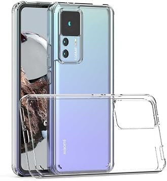 Coverzone Xiaomi Mi 12T  le Uyumlu K l f Transparan Z-Coss GlassElegance TPU Tam Koruma Arka Kapak  effaf Renk