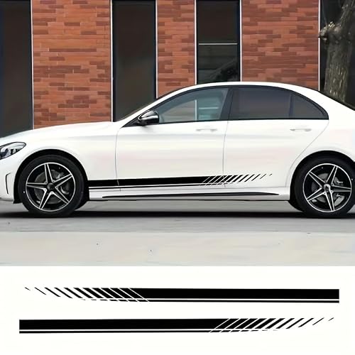 R-timer 2 Pcs Car Side Skirt Decals for Audi SQ8 e-tron 2022+