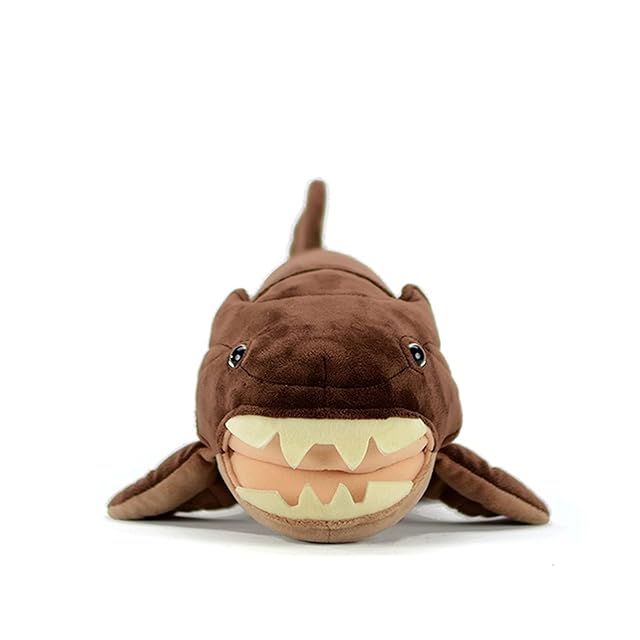 Foto 3 de 4 de lilizzhoumax Peluche de Dunkleosteus, 60 cm, Pez Realista Suave con Forma Detallada