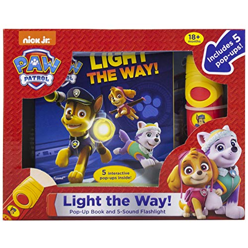 Nickelodeon Paw Patrol - Light The Way! A Little Flashlight Adventure Sound Book - Pi Kids #TOP5