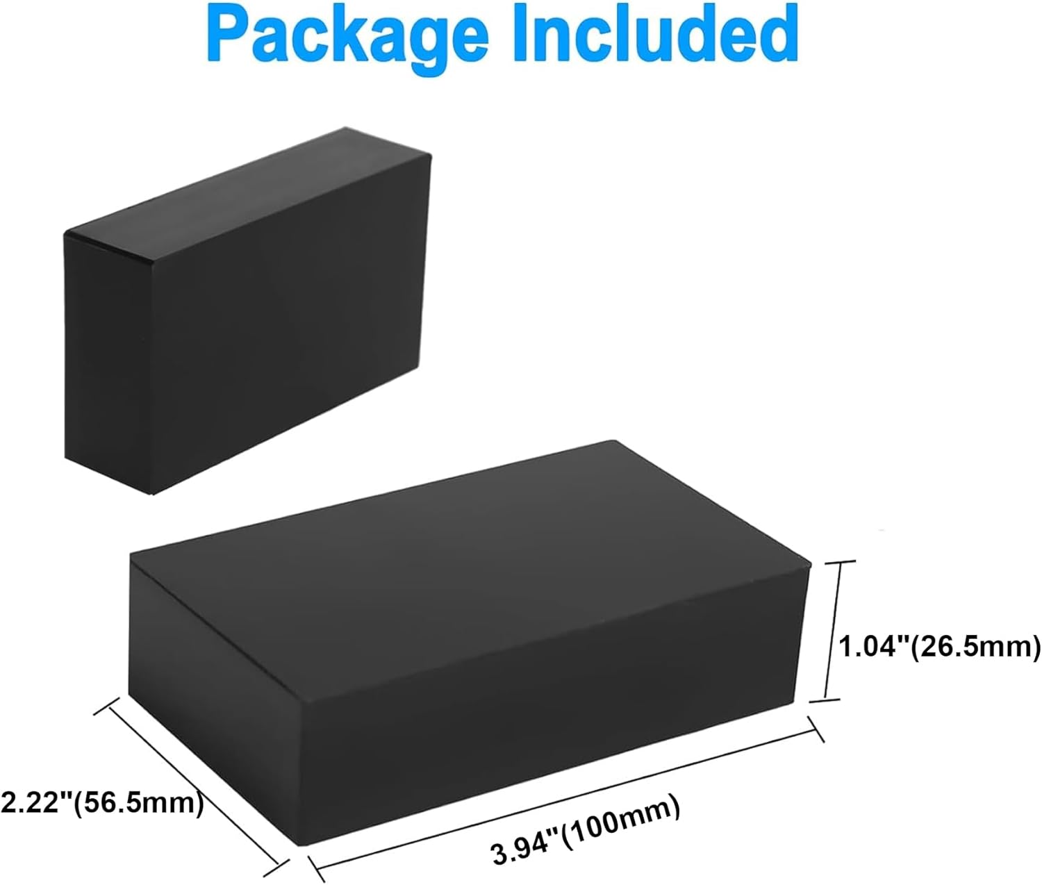 Sidasu Flat Handrail Accessories - 2 Pack Extension Connector High Strength POM Fitting for Top of Staircase,H04