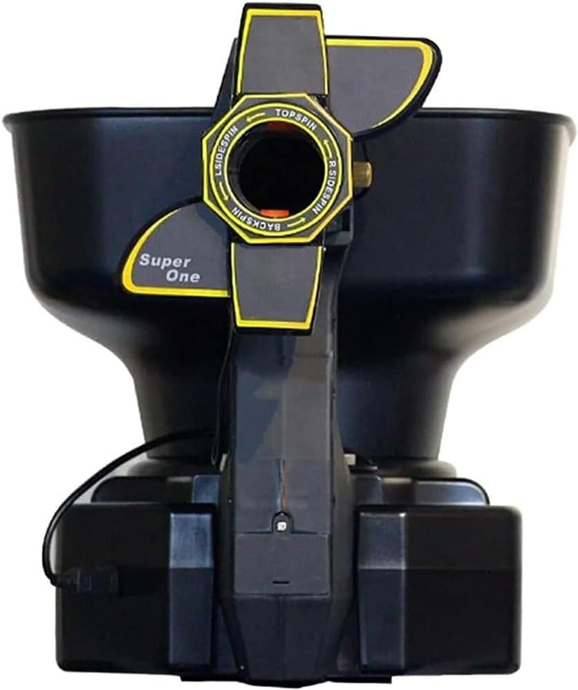 Table Tennis Trainer Launcher, Table Tennis Ball Machine with Remote Control, Pitch Angle Can Be Adjusted, for Training Table Tennis Trainer