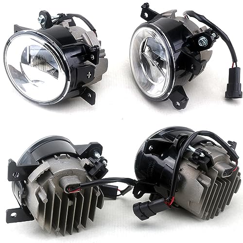 Conjunto De Luz De Nevoeiro Frontal Led Luz De Circulação Diurna Luz De Pára Choque Frontal Com Mold