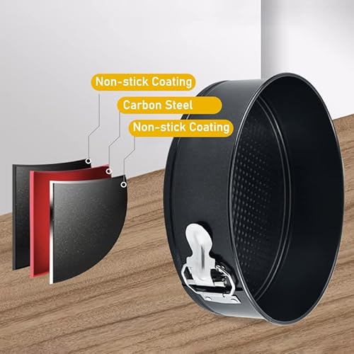 7 Inch Springform Pan Baking Mold Round Leakproof Nonstick Removable Bottom Bakeware For Cake, Cheesecakes, Pizza, And Quiches - Accessories For Instant Pot 6, 8 Qt Pressure Cooker #TOP2
