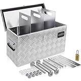 🔧 Komplettes Zubehör-Set: Inklusive hochwertig verzinktem Stahl für Rostbeständigkeit, Schrauben, Unterlegscheiben & Muttern. Ideal für die Montage Ihrer Deichselbox.