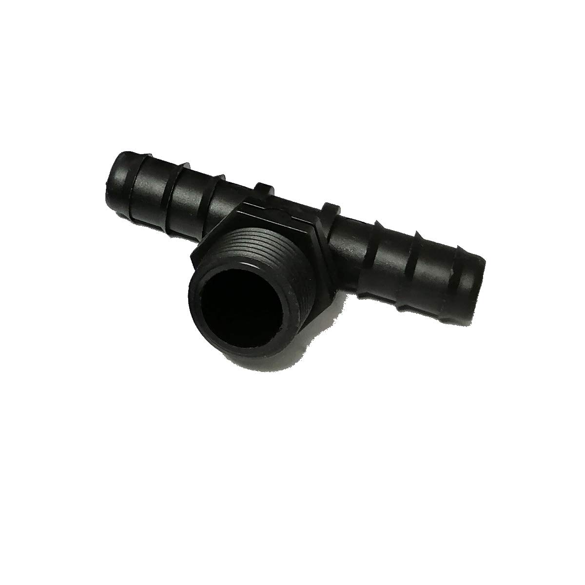 Royal Apex Irrigation Accessories Uv-resistant Pvc Garden Fittings, Suitable For Home Indoor And Outdoor Irrigation Supply Pack Of 10 (Male Tee 1/2x13-16mm)