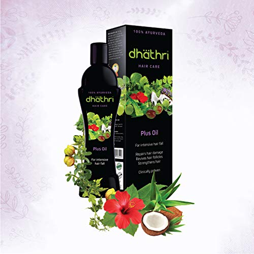 Image of dhathri Hair Care plus Herbal Oil 100 Ml and Chemparathi Thaali Shampoo 100 Ml - Total 200 Ml