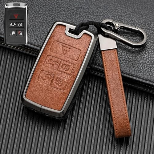 Couverture de clé en cuir Jaguar XEL et E-PACE 2018-2019 - 2