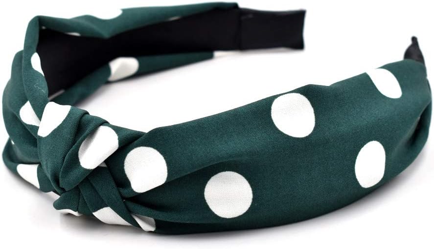 Headbands for Women 4 Packs Mixed Fabric Hair Band Wide Cute Knot Hairbands Hair Accessories, archAdot, 1 count (Pack of 4) - Image 4