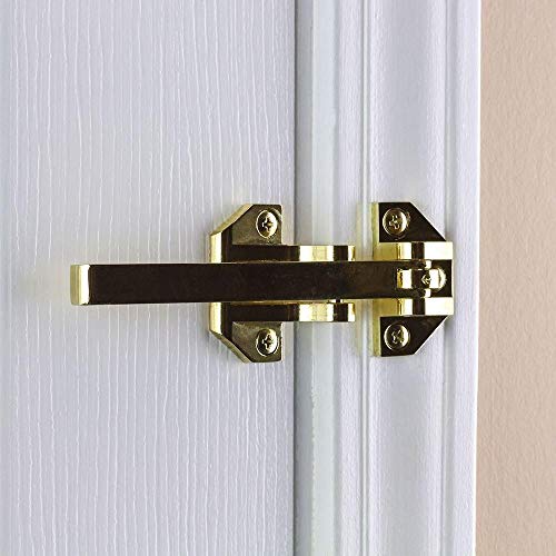 Defiant Heavy Duty Door Security Guard Bright Brass