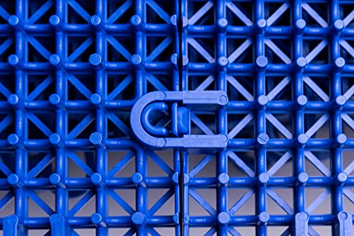 Big Floors Dt24Gren Duragrid Outdoor Modular Interlocking Multi-Use Plastic Deck Tile, 24 Pack, Green #TOP3