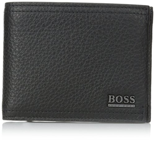 Image of Hugo Boss Black Leather Men's Wallet (One Size)