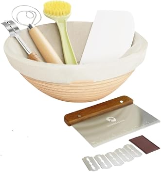 Bread Fermentation Baking Supplies Set Silicone Tool Kit Accessories Homemade Essentials Fermentation Basket Tool Set - BK001 Single Fermentation Basket