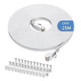 Flexible, ultra fin et plat : les câbles Ethernet plats sont super flexibles et beaucoup plus faciles à gérer lorsqu'ils sont utilisés sous le tapis, les portes, les bras rotatifs et les tiroirs ou le long des murs. Le design plat aide à éviter les cordons emmêlés et économise de l'espace.