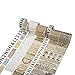 Eachbid Nastro Adesivo Decorativo Washi Vintage Fai-da-Te per Diario Agenda Scrapbooking Tape Sticker Set di 6 Rotoli