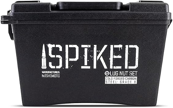 Mishimoto Spiked Lug Nuts, M14x1.5, 32-PC Set, Chrome