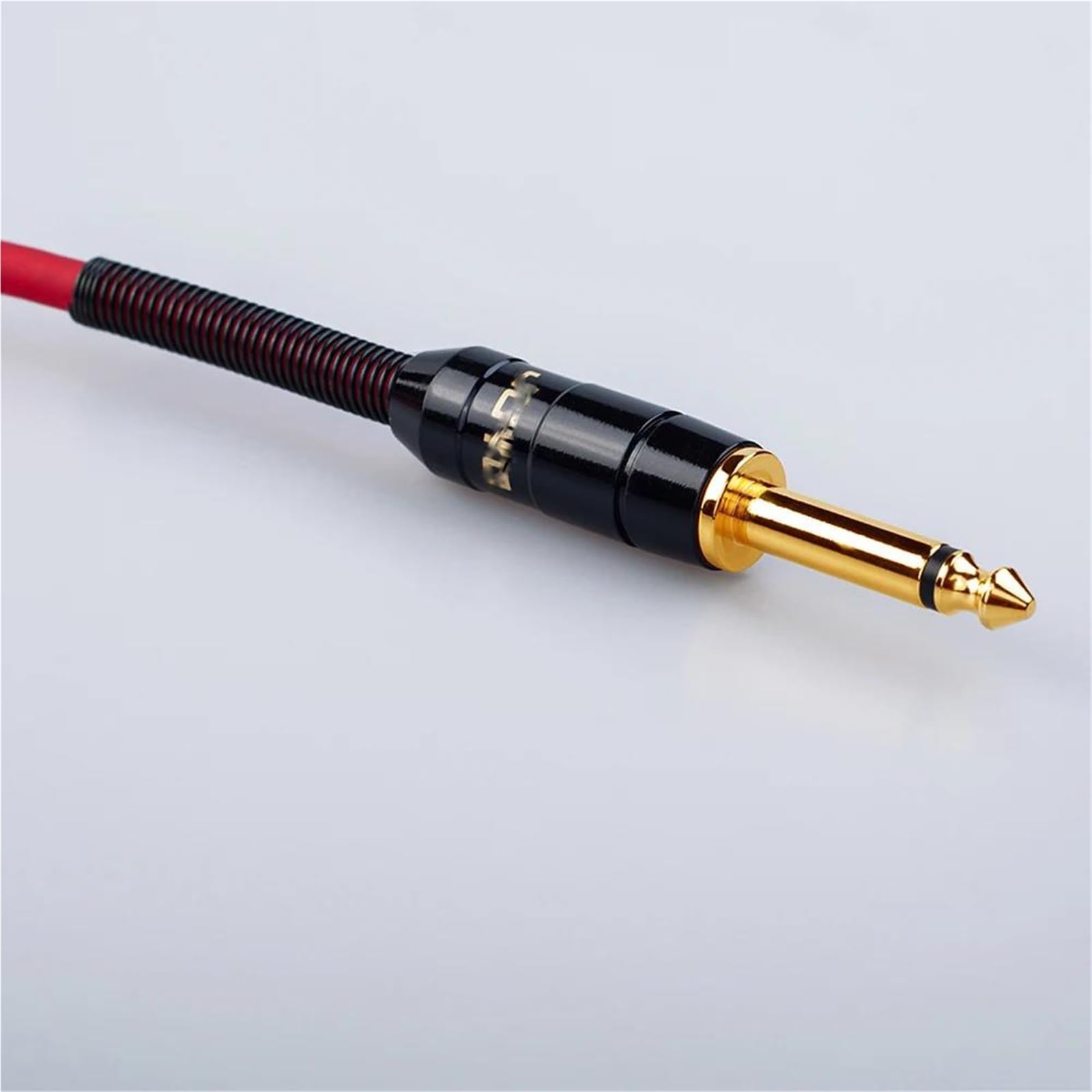 Akustikgitarrenkabel 6,35-mm-Stecker Gitarren-Geräuschunterdrückung Reiner Kupferdraht PVC-Material
