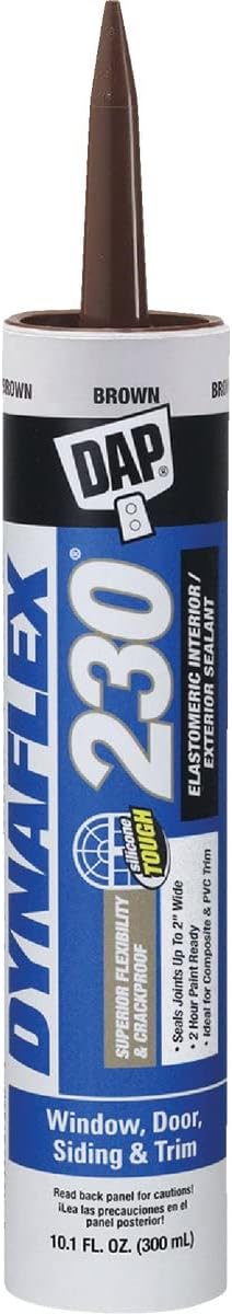 Dynaflex 230 Premium Elastomeric Sealant, Brown, 10.1 Oz (7079818418)