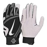Nike Huarache Pro Echtleder Batting Gloves, Baseball Handschuhe - schwarz Gr. XL