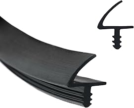 Silicone Door Seal for 3mm Groove and 11mm Rebate Black 10m