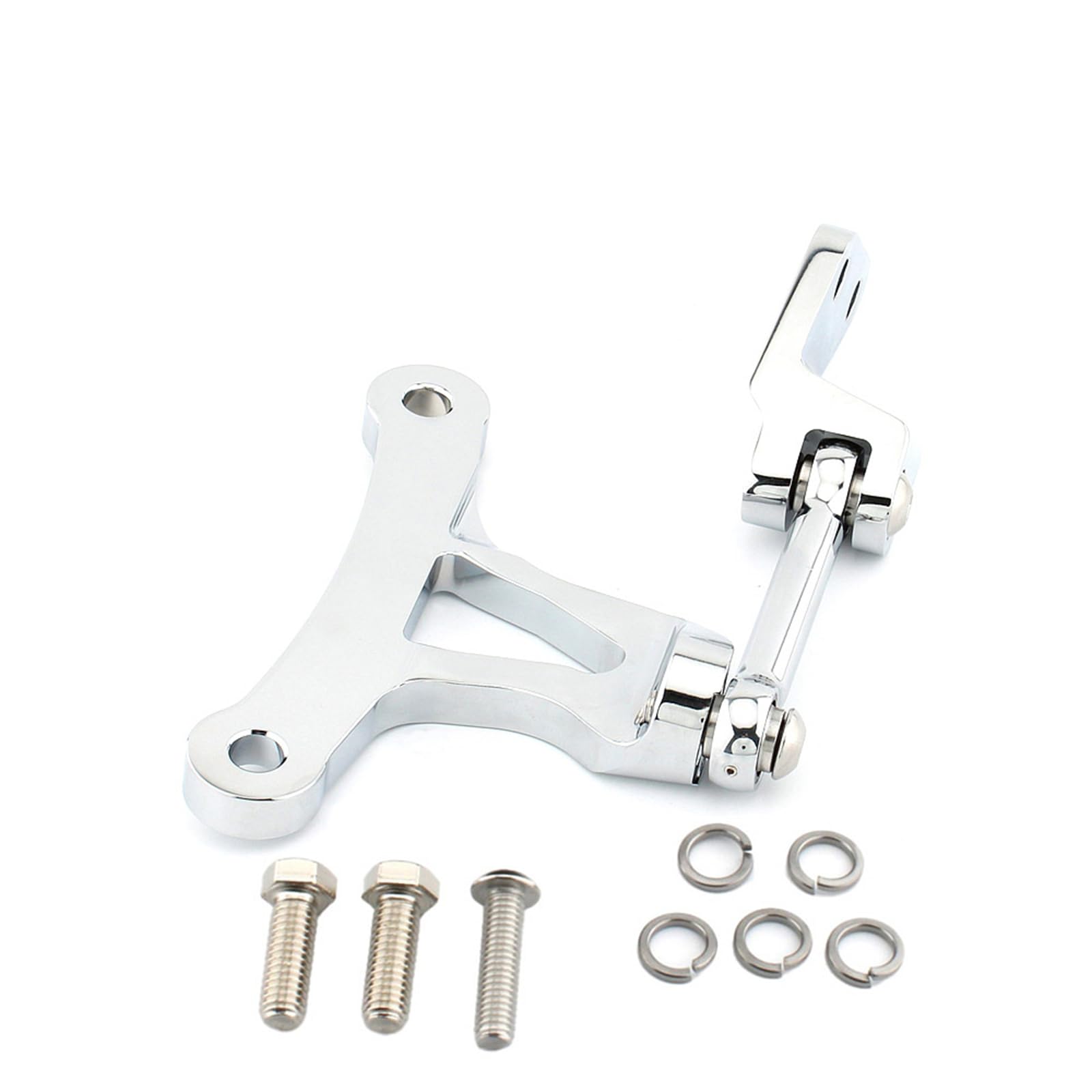 Kit Sospensione Collegamento Staffa Motore Per Harley Sportster XL883L 1200 Argento