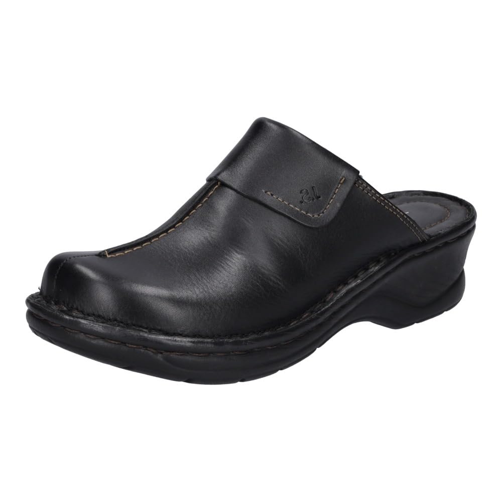 Josef SeibelCarole Women’s Clog, Black, EU 39 (US 8-8.5) Medium
