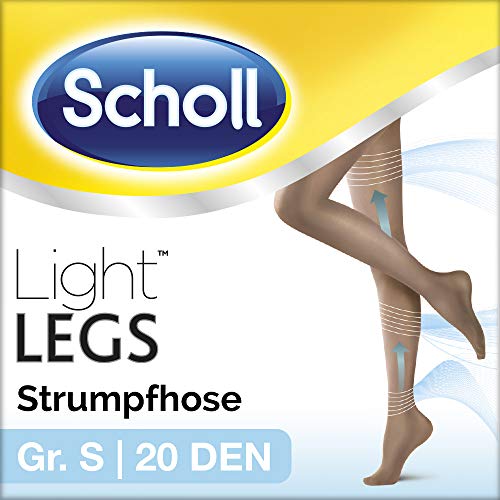 Scholl Light Legs Strumpfhose für ein leichtes Beingefühl, 20 DEN, hautfarben, S, Anti-Laufmaschen-Technologie, 1 Paar