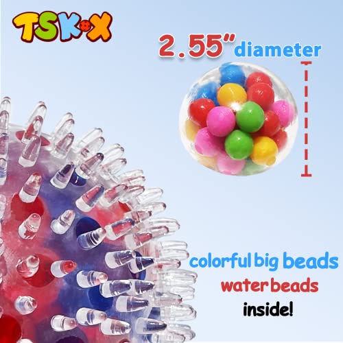 Stress Balls For Kids And Adults 4 Squishies Balls Water Bead Stress Balls Sensory Ball Squeezing Ball Squishies Toys Set For Anxiety Autism Adhd And More #TOP4