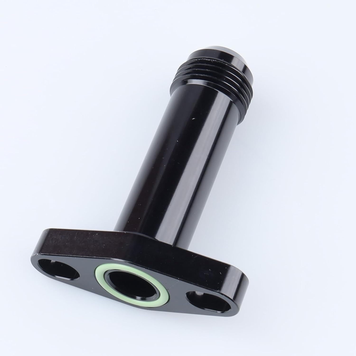 AC PERFORMANCE Aluminium Extended Turbo Drain Flange Fitting AN10 Male 38mm Fit for GTX, G Series, Black