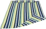 SUNCREAT Outdoor Double Hammock Pad, Soft Comfortable Polyester Pad, Green Stripes