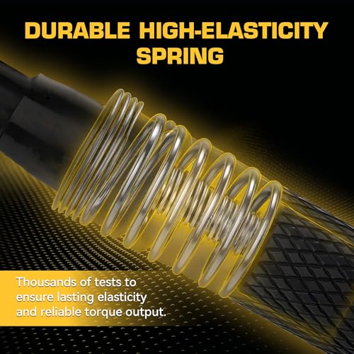 3/8-Inch Drive Click Torque Wrench, 10-80 Ft-Lb, 13.6-108.5 N/m, ±3% Precision 3/8 Torque Wrench, Dual-Direction Adjustable, 72-Tooth Dual Range Scales Torque Wrenches for Bike, Motorcycle, Car