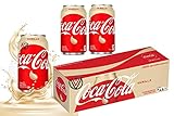 coca cola vainilla sams Vainilla Coca-Cola Coca Cola Vanilla - Caja completa (12 unidades, 355 ml), color azul