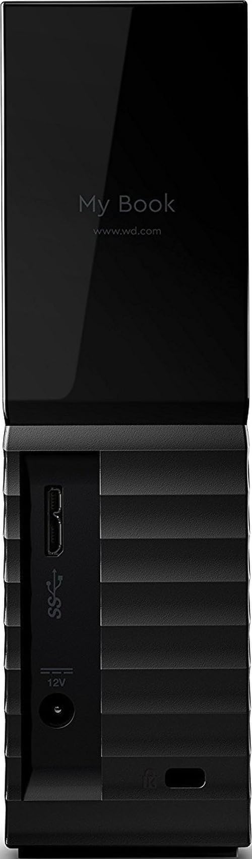 8TB My Book Desktop External Hard Drive, USB 3.0, External HDD with Password Protection and Backup Software - WDBBGB0080HBK-NESN