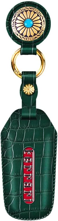 Car Key Fob Cover for Ferrari 488 GTB LaFerrari Roma F8 Portofino 812 SF90 F430 458 F12 Remote Key Shell Key Holder Key Case,Green